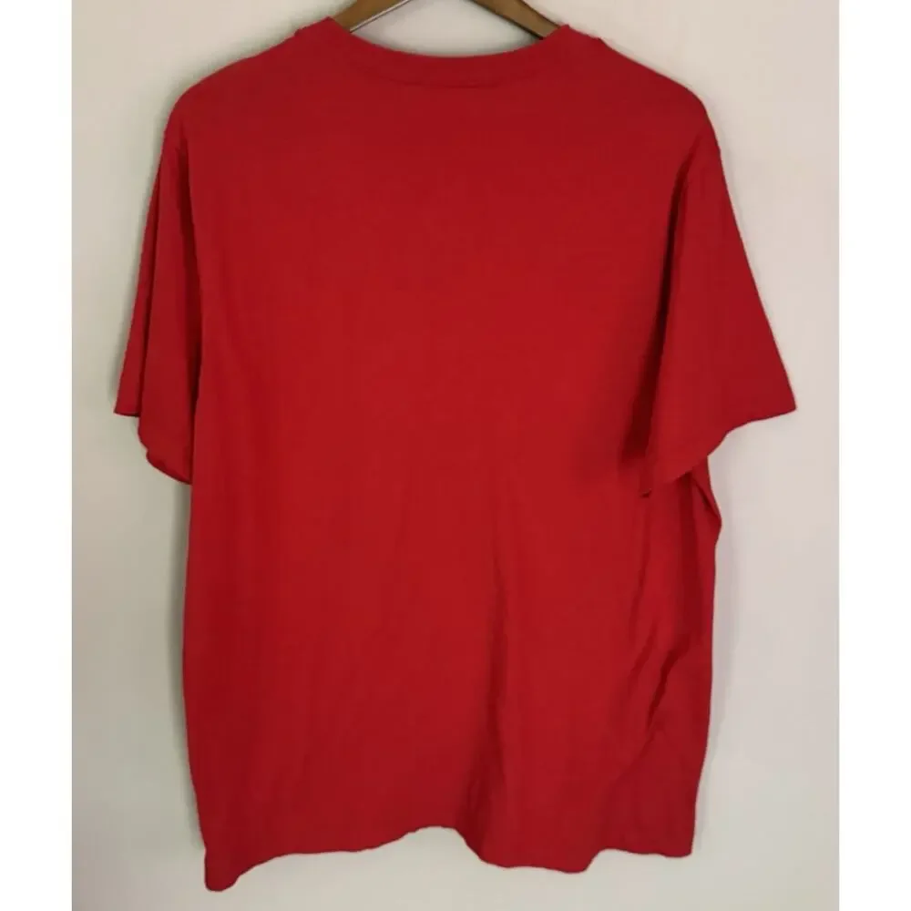Nike Los Angeles Angels Shirt Men’s XL Halos Red Cotton MLB Crew Neck Swoosh